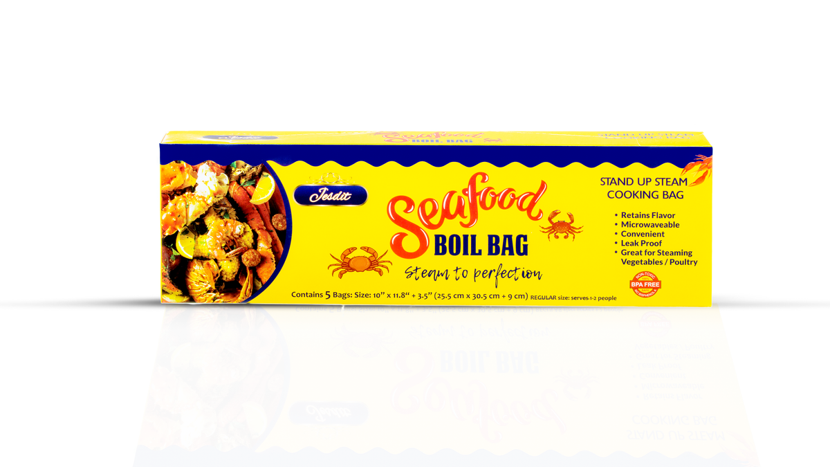 Jesdit Seafood Boil Cooking Pouch retail box